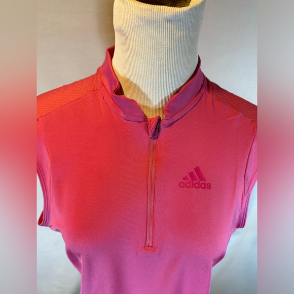 NWT! Adidas Preloved Fuchsia Women's Cycling Jersey - Size 1X (HR4451) - Picture 5 of 13